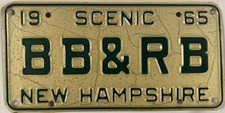 Vanity BB & RB license plate Blair Brian Robert Russ Rory Richard Ryan Ben Brad