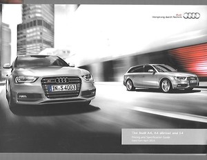 Audi A4 A4 Allroad S4 Illustrated Pricespecification Car