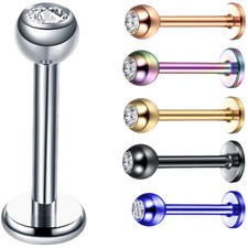 Lippenpiercing Labret Stecker  Piercing Monroe Tragus Medusa Helix Ohr Madonna