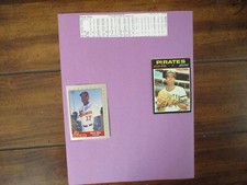 DOCK ELLIS(D-08)Signed 1990 Pacific Card w/8 x 11 Display w/Stat/1971 Topps/Obit
