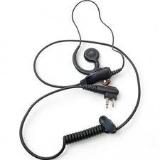 C-Shape Swivel PTT Earpiece for Motorola Radios RMU2080, RDM2070D, Mag One BPR40