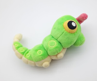 Pokemon Center Caterpie 5'' Fit Sitting Cuties plush doll stuffed Japanese