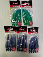 5 Packs P-Line SQ45 Squid Lure Bodies (5 per pack) / Ultra Violet / Two Colors