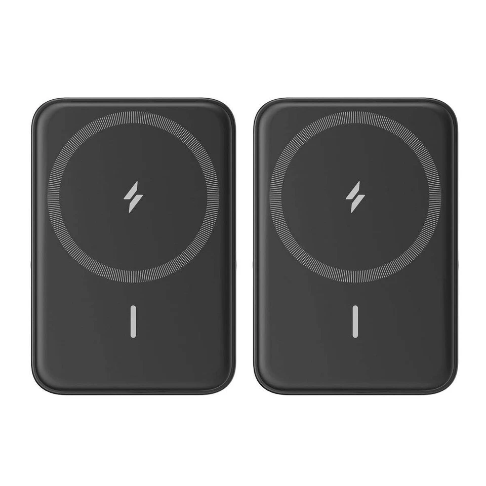 Banco de alimentación magnético Anker MagGo con soporte 5000 mAh 7,5 W batería inalámbrica - paquete de 2 Foto 2 de 4