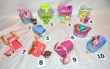 Littlest Pet Shop Personal Pet And Carrier Sets YOU PICK & CHOOSE