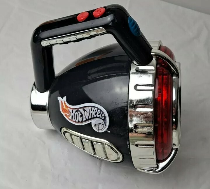 1999 Mattel Hot Wheels Talking Flashlight w/Flashing Red/White