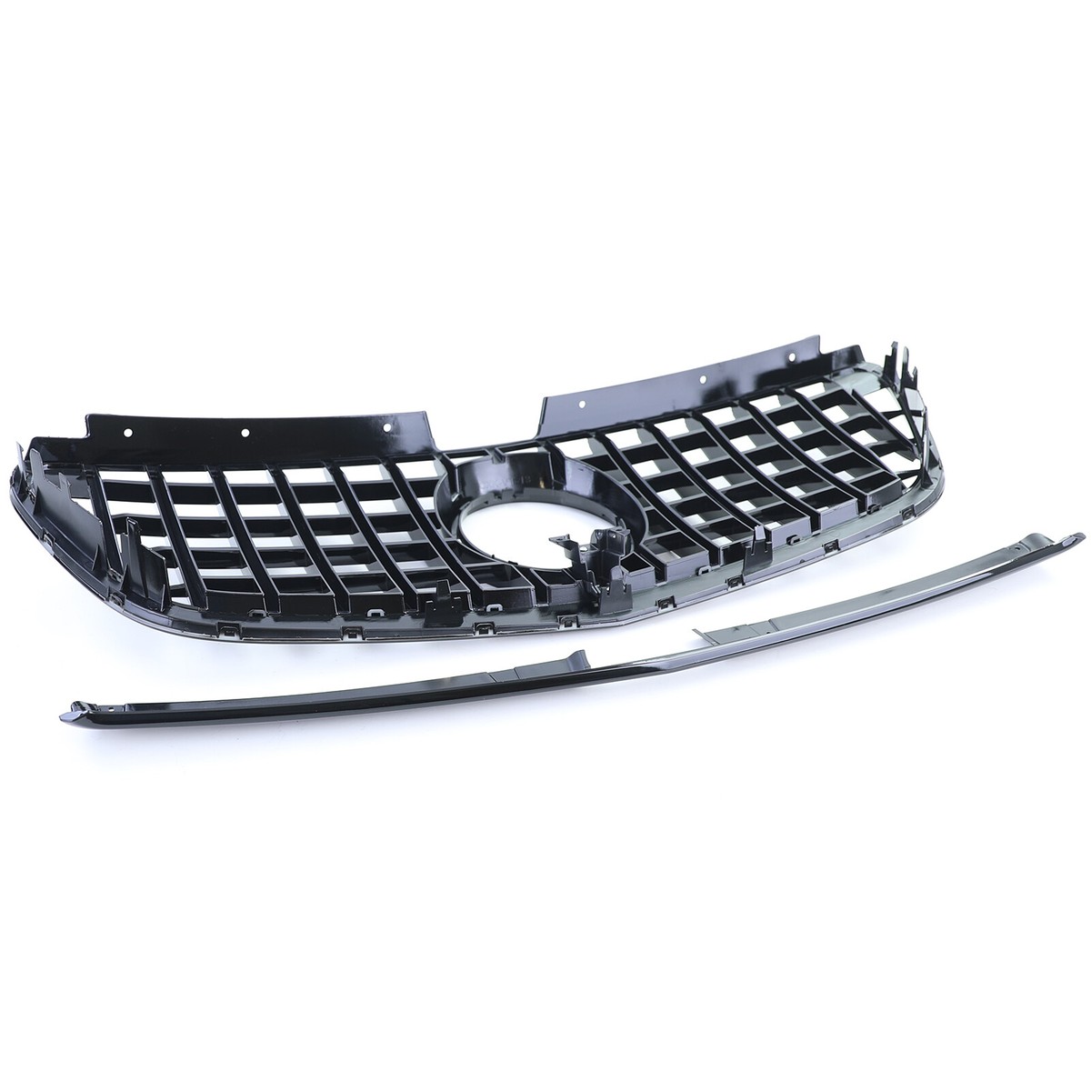 Front Grill Kühlergrill Diamant Schwarz Für Mercedes Vito W447 19-23 Facelift