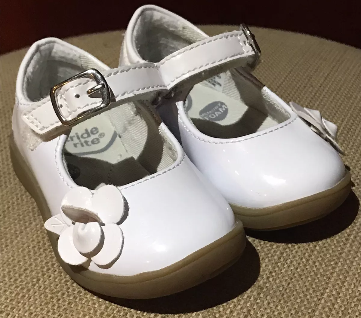 Stride rite mary jane white sale