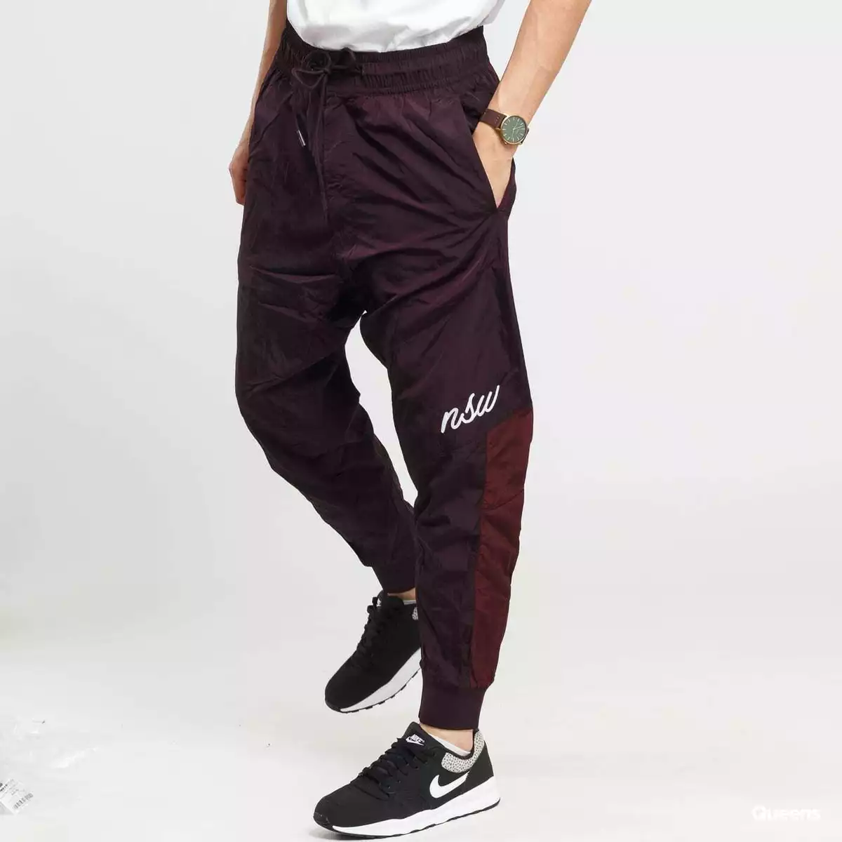 Nike NSW Men\'s Woven Jogger Pants AH4844-659 Size XXL Burgundy MSRP $110 |  eBay