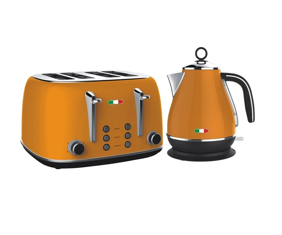 Vintage Electric Kettle and Toaster SET Combo Deal Stainless Steel Not Delonghi