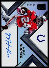 2017 Donruss Elite #RA30 Malik Hooker RC Elite Rookie Autographs /299