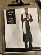 Adult Father Priest 3 Piece Costume -Suit Yourself Adult Standard