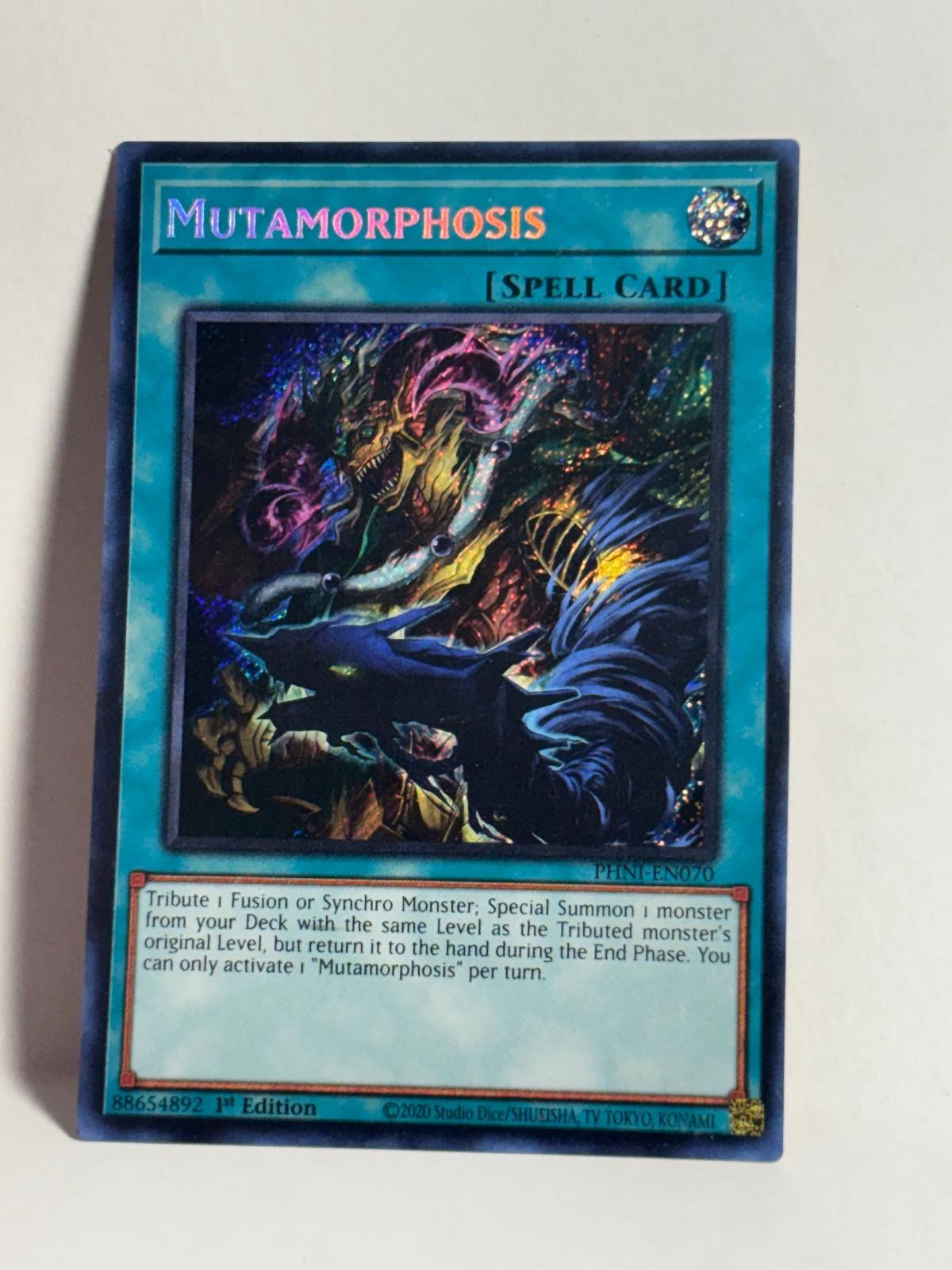 Mutamorphosis PHNI-EN070 Secret Rare 1st Edition NM