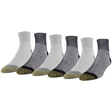 Gold Toe Men's 656P Cotton Ankle Athletic Socks Multipairs