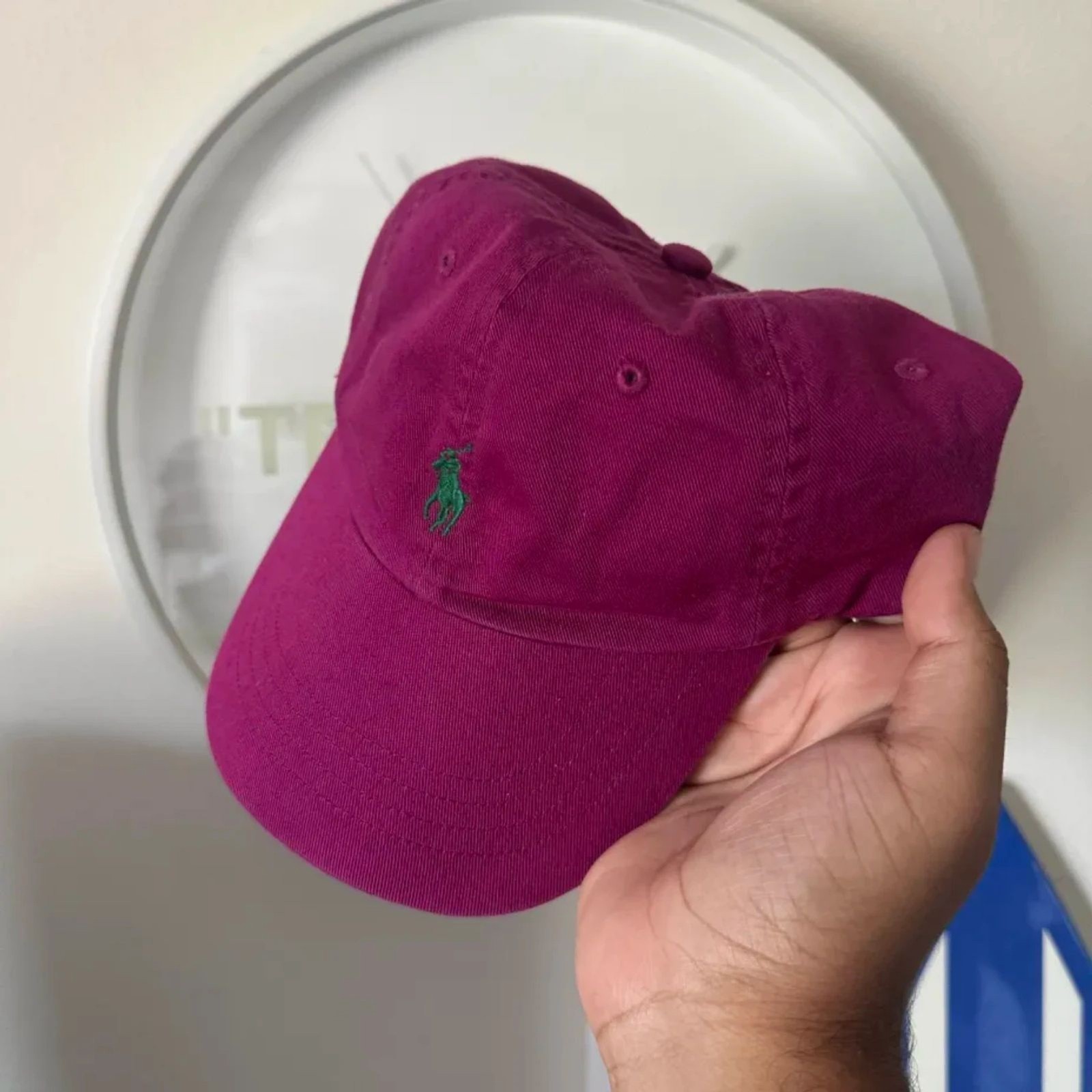 Polo Ralph Lauren viola polo piccolo pony berretto da baseball