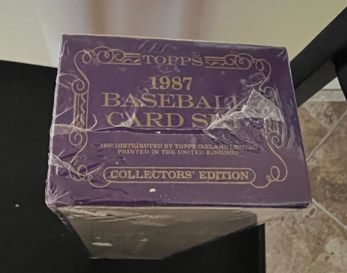 1987 Topps tiffany complete factory set sealed set Barry Bonds PSA Vary clean - Picture 5 of 8