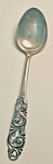 830 Silver Spoon 14.27 Grams 5.25” Art Nouveau Brødrene Mylius Norway