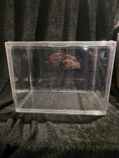 Clear Acrylic Display Case Storage Boxes   Set of 3   14 9 11" NIB