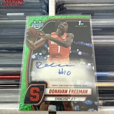2024-25 Bowman University Chrome - Chrome Prospect Autographs Donavan Freeman...