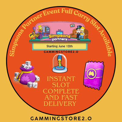 Monopoly Partner Event GO Simpsons Partners Full Carry 80k Point