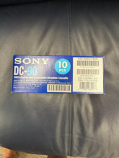 Sony DC-90 End to End Recordable Dictation Cassettes Tape (10 Cassette/Box) New