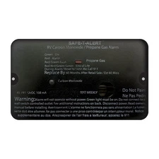 SAFE T COMBO CARBON MONOXIDE PROPANE ALARM BLACK SURFACE MT 45-741-BL