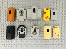 Lot Of 10 Random Lego Castle Wall With Windows Panel Roof Rock