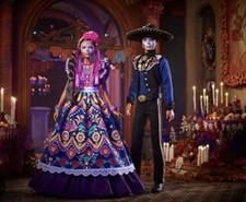 Barbie Dia De Los Muertos Day of the Dead With Ken Doll Set Pair Set of 2 New