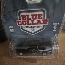 Greenlight 2023 Chevrolet Silverado Stars Stripes 1:64 Scale Blue Collar S14