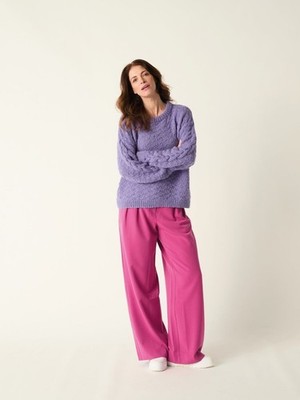 Sirdar weicher Zopfmuster Pullover Strickanleitung für weiches Daunengarn Wolle 10881