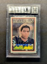 MARCUS ALLEN Rookie Auto 1983 Topps "HOF '03" Inscribed BGS 10 Gem Mint Auto RC