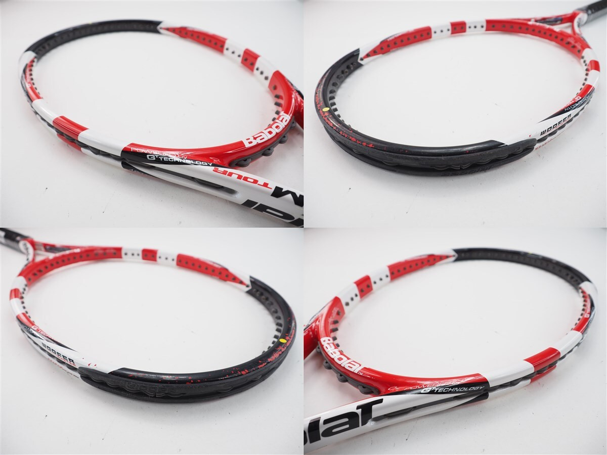 Babolat - 中古 テニスラケット バボラ ピュア ストーム ツアー プラス 2011年モデル【トップバンパー割れ有り】 (G2)BABOLAT PURE STORM TOUR + 2011 Babolat Pure Storm Tour 2011 Tennis Racquet 4 1/4 Used with