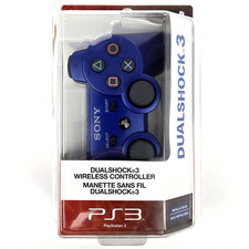 Sony PS3 DualShock 3 Wireless Controller Metallic Blue OEM   Brand New Sealed