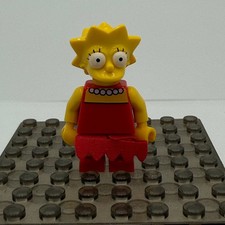 LEGO Lisa Simpson The Simpsons Minifigure w/Red Dress  Skirt Series 1 2014