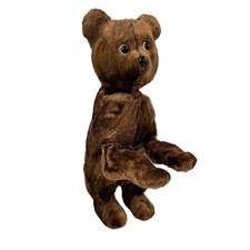 Vintage Mechanical Bear Wind Up Head And Paws Move Missing Back Key