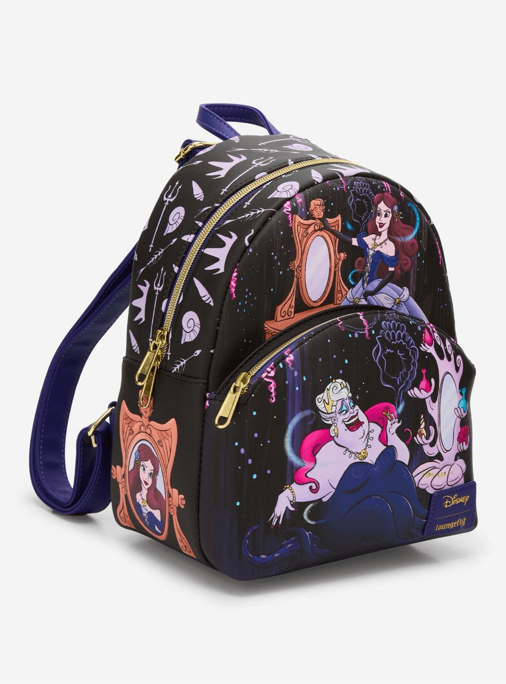 Loungefly Disney The Little Mermaid Ursula & Vanessa Mini Backpack image 3