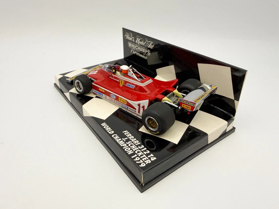 1979 Scheckter Ferrari 312 T4 1:43 Minichamps 430797311 - Immagine 3 di 4
