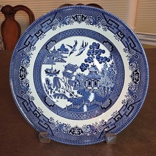 Churchill Of England Fine China Blue Willow 9" Vegetable Bowl New in Box