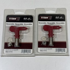 NEW Titan SC-6 Reversible Spray Tip 662-415 Lot of 2 FREE SHIPPING 