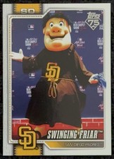 Swinging Friar Mascot 2026 Topps Series 1 Celebration #M-29 Padres