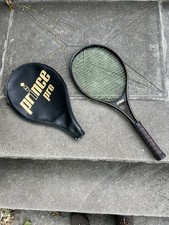 Prince Pro Oversize 110 Tennis Racket 4 1/2 Grip Vintage w Case Graphite