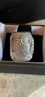 23.5gr! Vintage Saint Christopher Christian Catholic Sterling Silver Ring sz 11