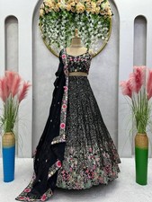 LEHENGA CHOLI INDIAN BOLLYWOOD WEDDING PARTY PAKISTANI WEAR READYMADE