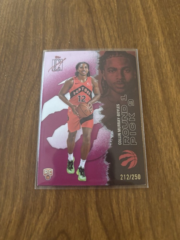 2025-26 Topps Signature Class Collin Murray-Boyles (RC) /250 Toronto Raptors