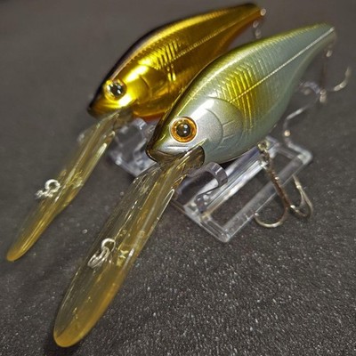 TIEMCO Mad Pepper Magnum Vintage Crankbait Lot of 2 (22.62g 22.32g)