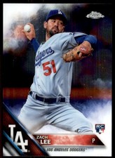 2016 Topps Chrome Zach Lee #171 Rookie Los Angeles Dodgers