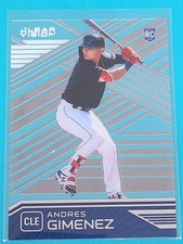 2021  Panini Chronicles Clear Vision #19 Andres Gimenez Indians Baseball Card J4