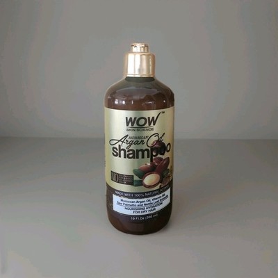 WOW Moroccan Argan Oil Shampoo - 300 ML Brand New Unopened Bottle 10.14 fl oz