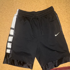 Nike Herren Sportshorts M schwarz weiß Strei...