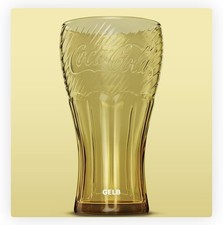 Mc Donalds Glas 2022 Gelb limitierte Edition NEU & OVP Coca Cola McDonalds 